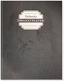 lutterloh forum  DÉKOKIND Projektplaner  DIN A4, 100+ Seiten, Register, Kontakte, Vintage Softcover  Für über 50 Projekte geeignet Motiv: Schiefertafel