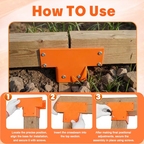 Connecteurs Purlin pour installer un abri de jardin en bois - 5