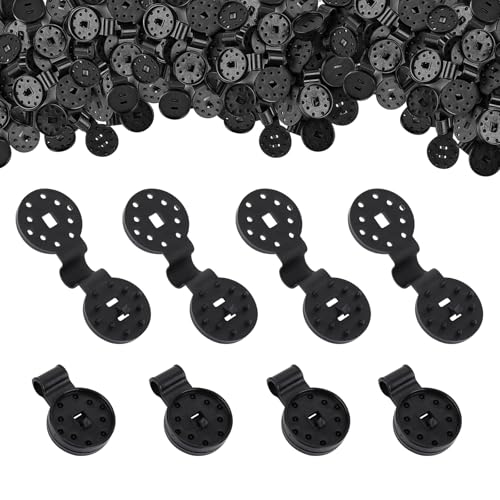 60 PCS Clips per rete ombreggiante,Clip in Plastica per Panno Protettivo,Clip per rete parasole,Clip In plastica per rete parasole,Clip Speciale con Occhiello,Per Rete Antivento, Rete Ombreggiante