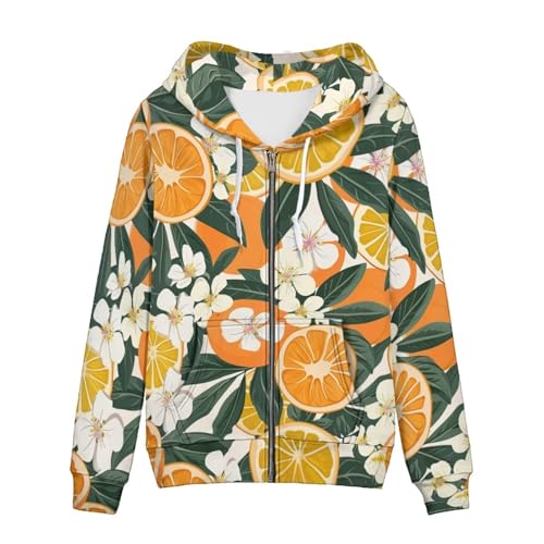 Sweat à capuche femme zippé avec poches avant contre le froid