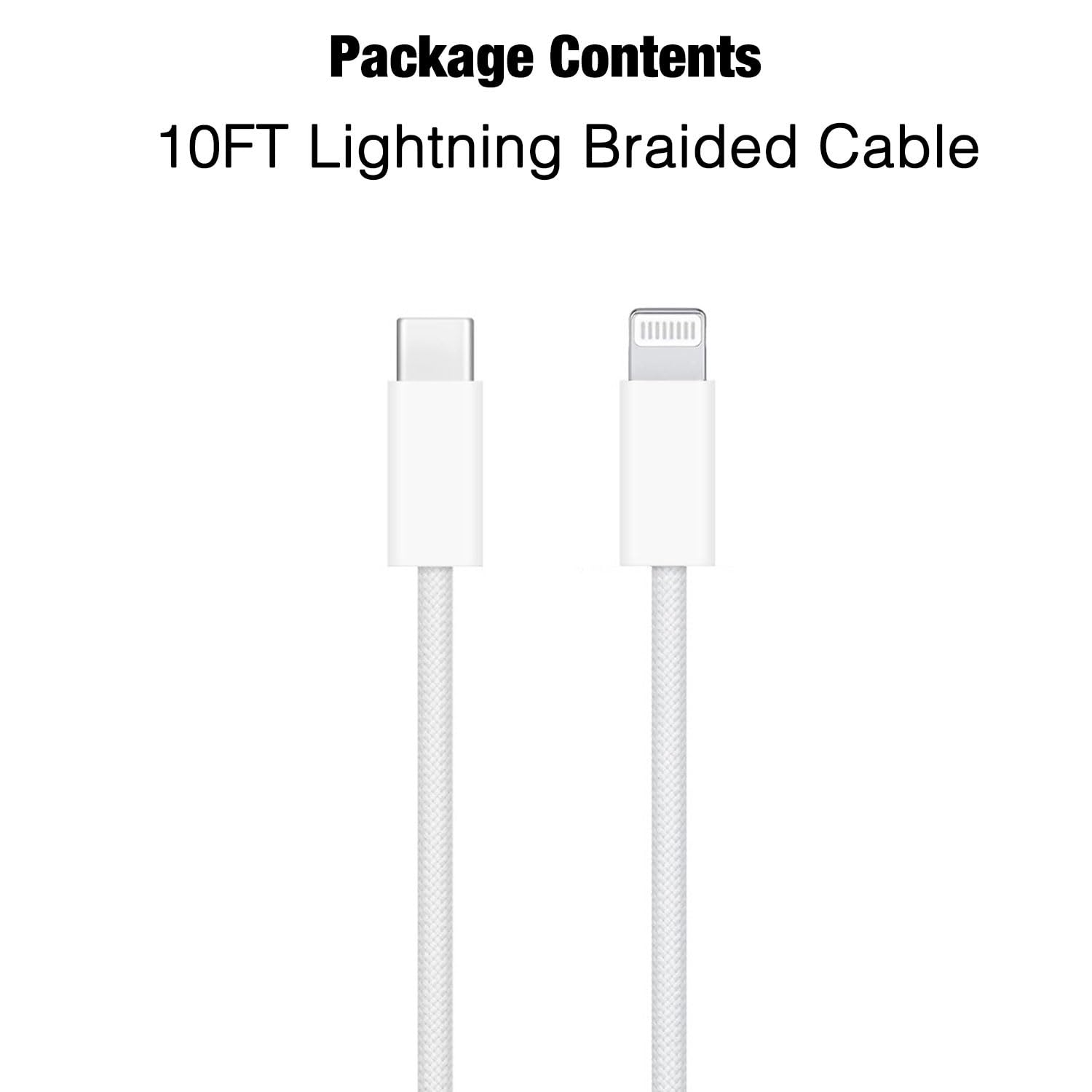 Abysssea Cavo USB intrecciato 48 (USB C a L, 3 m)