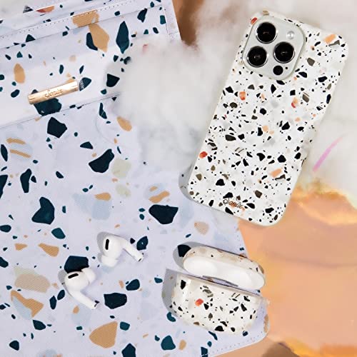 Image of Sonix Phone Case for iPhone 13 Pro Max / 12 Pro Max | 10ft Drop Tested | White Terrazzo Print | Confetti