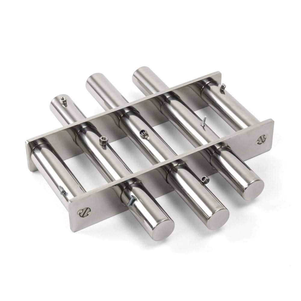Grid de Separación Magnética de Acero Inoxidable de La Industria Alimentaria Para La Eliminación de Restos Ferrosos - 250mm de Diámetro x 40mm - 10,000 Gauss - 5 Barras