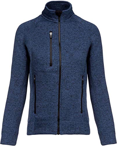 Veste zippée chinée Femme Kariban K9107 coupe cintrée en maille