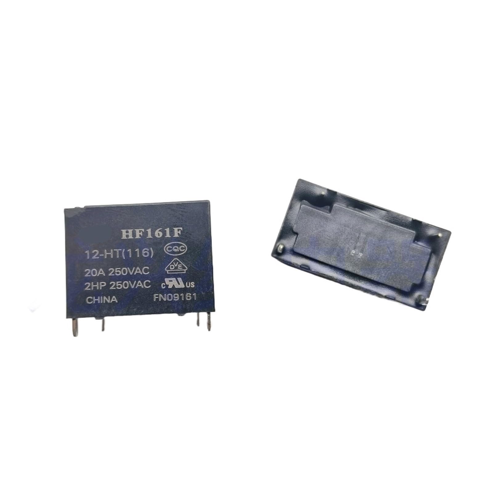 Relé electromecánico HF161F 12-HT 12VDC para control de potencia 2