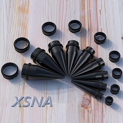 Big Gauge Ear Stretching Kit 00G to 1 inch Tapers Metal Tunnels Surgical Stainless Steel Piercing Jewelry2