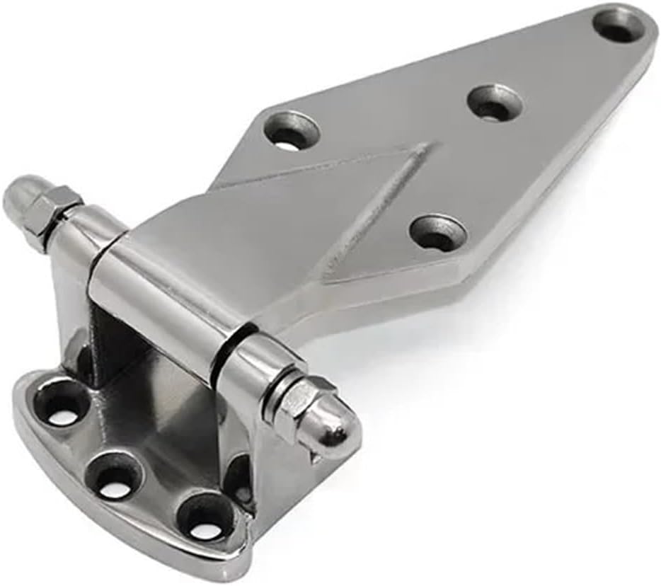 Heavy-Duty Folding Hinge 304 Stainless Steel Industrial Cabinet Door Mechanical Hardware 1Pcs