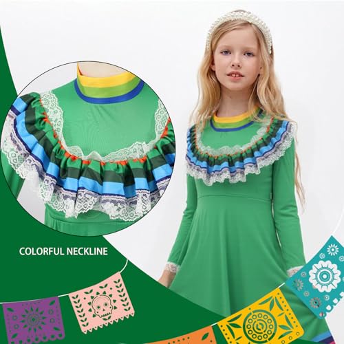 Vestido Mexicano Tradicional para Niñas miniatura 2