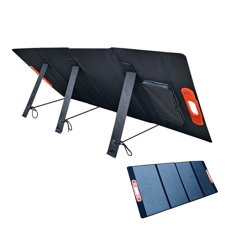 Pannello Solare di Alimentazione for Flacone di Alimentazione Mobile con Scheda di Ricarica Solare Pieghevole Modulo Fotovoltaico in Silicio Monocristallino da 200 W 18 V