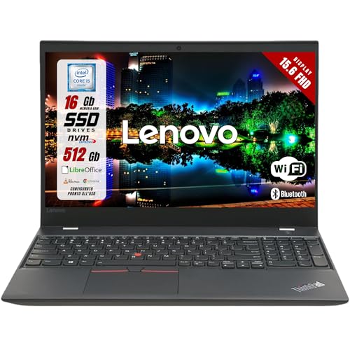 [CARATTERISTICHE] - Notebook 15,6 pollici Full HD - Intel i5-8350U 4 Core fino a 3,6 GHz - Ram 16Gb SSD 512Gb - Pc Portatile Pronto all'uso con Windows 11