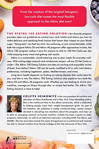 The Atkins 100 Eating Solution: Easy, Low-Carb Living For Everyday Wellness #TOP1