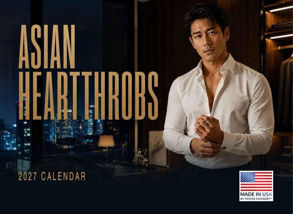 Asian Heartthrobs 2027 Wall Calendar โ image 1