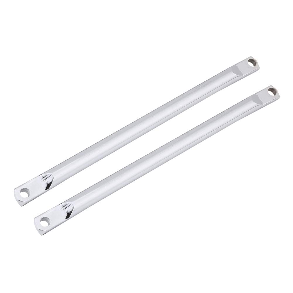 Barre per Borse Laterali, Kit Staffe per Barre di Supporto Borse Laterali per Moto Argento