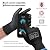 Safety Work Gloves PU Coated-12 Pairs Touchscreen Working Gloves Seamless Knit with Polyurethane Coated Smooth Grip on Palm&Fingers, Breathable for Men Women Ideal for General Duty Work (Black/Medium)