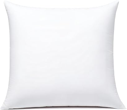Throw Pillow Insert Premium Pillow Stuffer Sham Rectangle for Decorative Cushion Bed Couch Sofa 18x18 Inches