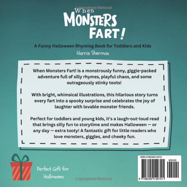 When Monsters Fart! A Funny Halloween Rhyming Book for Toddlers and Kids: A Laugh-Out-Loud Rhyming Story Full of Toots, Giggles, and Family Fun - Image 2