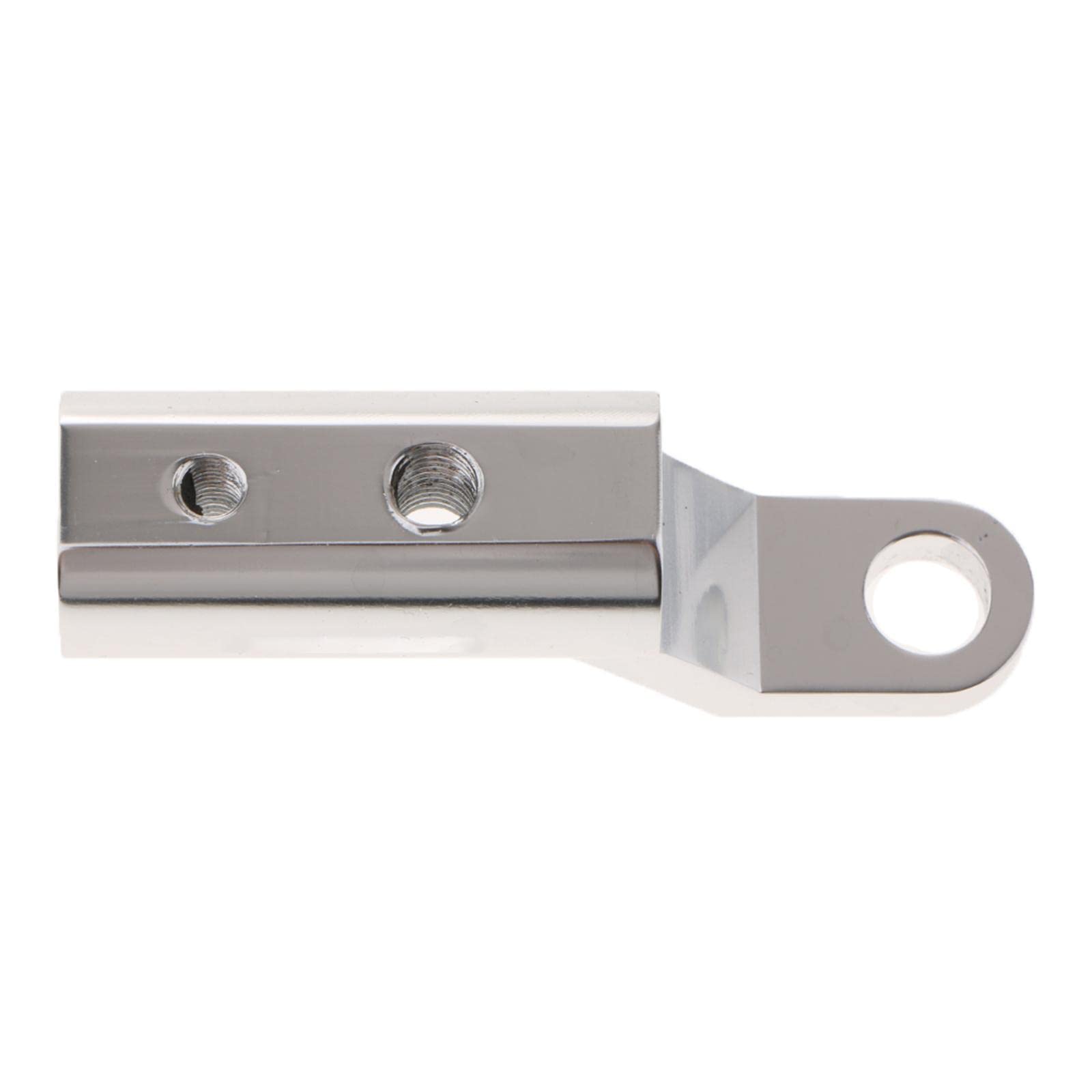 Motorcycle Rearview Mirror Expander Bracket Adapter Holder Mount Silver-image-0