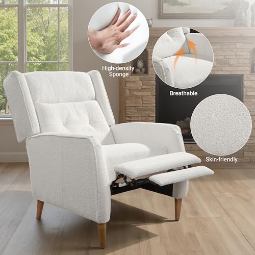 Sillón Reclinable Ajustable Blanco miniatura 5