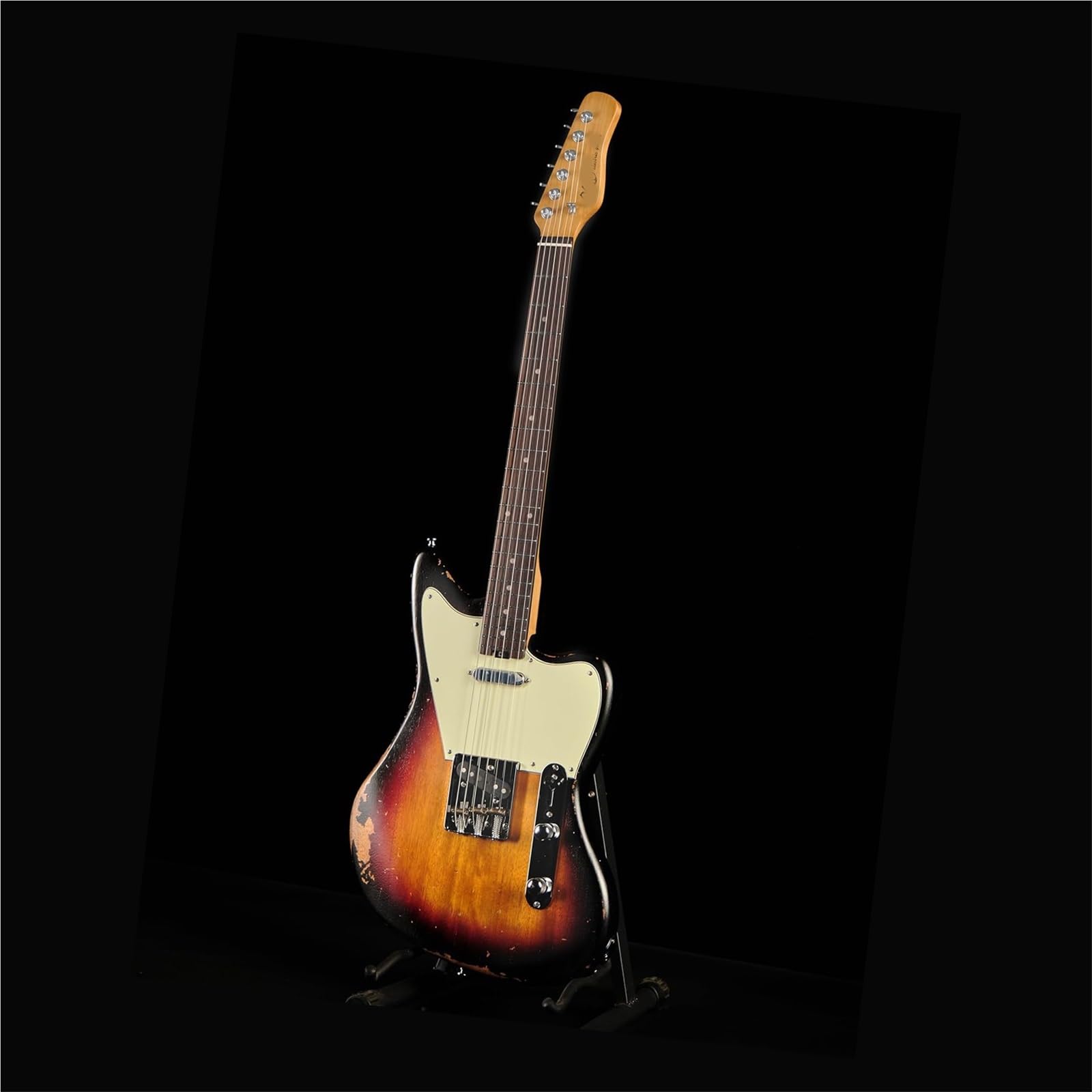 Gitary Elektryczne Pełnowymiarowe Pełnowymiarowa Profesjonalna Gitara Elektryczna Z Gryfem W Kolorze Starego Pieca Klonowego Wykończeniu Sunset Finish