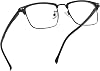 GUZTAG Blue Light Blocking Glasses - Square Computer Glasses Women/Men Eyeglasses Frame,Anti Eyestrain Computer Game Glasses