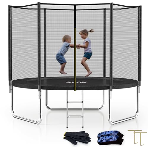 Image of SKOK Trampoline for Kids,400LBS Outdoor Trampoline with Net-ASTM Approved Trampoline for Children and Adults