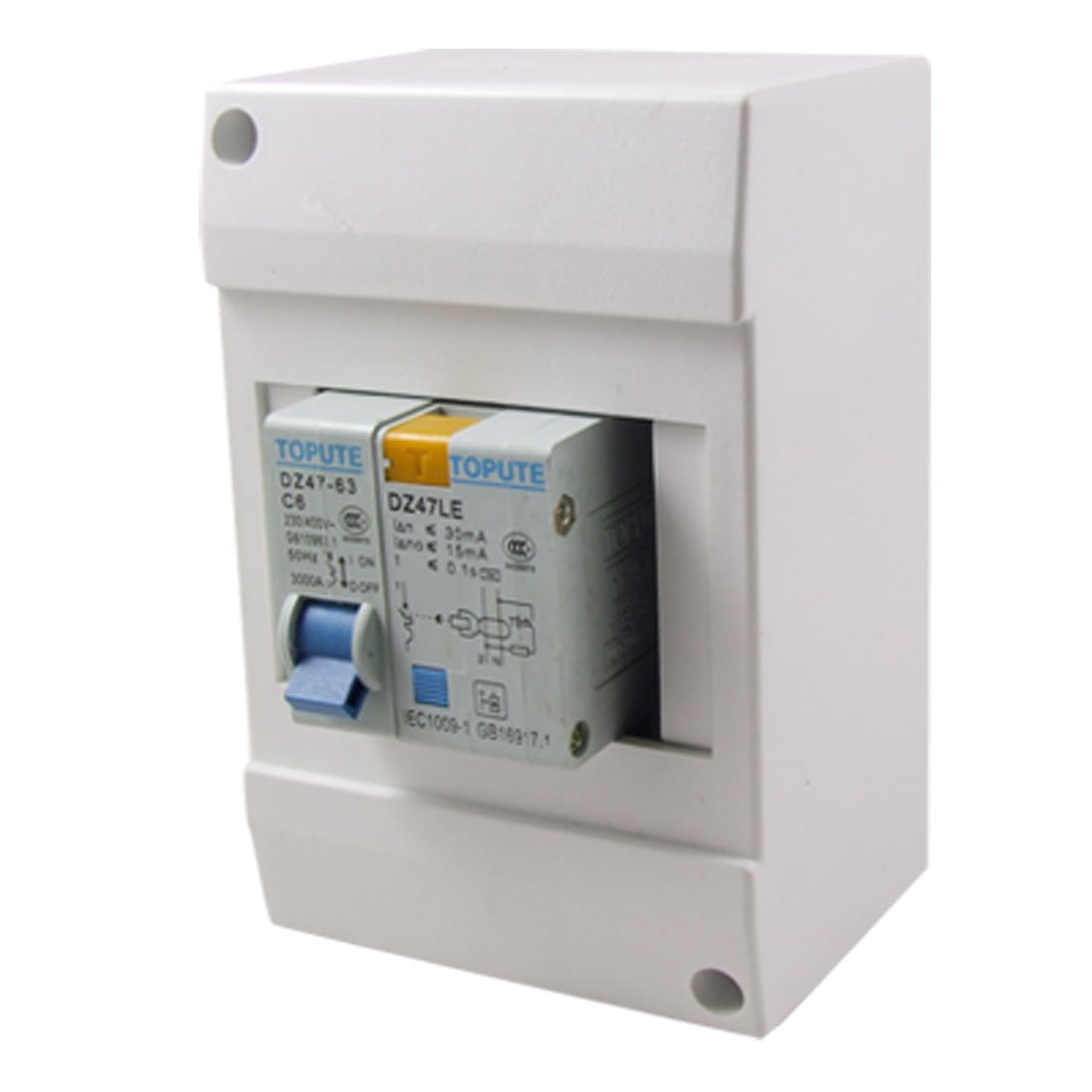 IEUMJNAT Electric 230/400V AC 1P 6A -Professional - Leakage Circuit Breaker ELCB