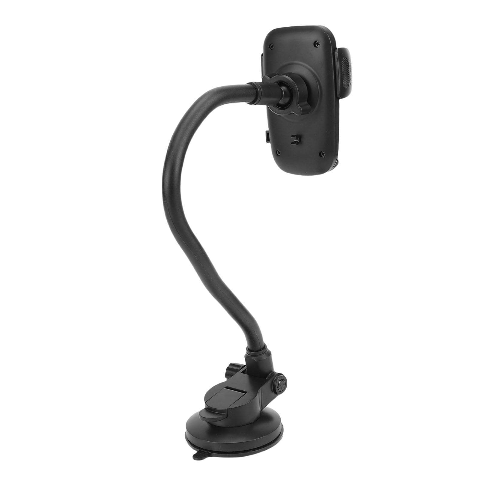 Wakects Supporto per Telefono da Auto a Collo di Cigno, Design Flessibile, Rotazione di 360 Gradi, Supporta Smartphone da 4-7 Pollici, Ideale per l'uso Sul Cruscotto o Sul Parabrezza (Staffa per