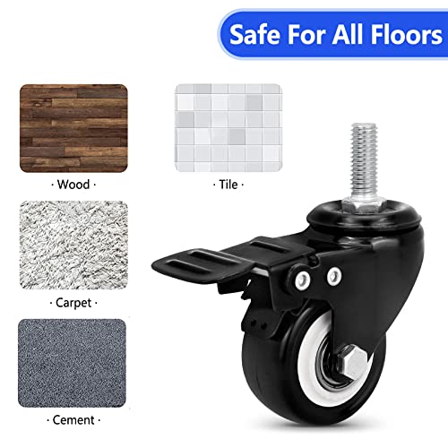 Molen Conjunto de Rodízios de Haste de 2