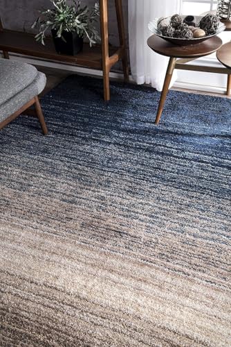 Image of F & B Rugs Luxurious Luck high Density Thick & Soft Shaggy Carpet Microfiber 2 Inch Pile Height 10 x 12 feet
