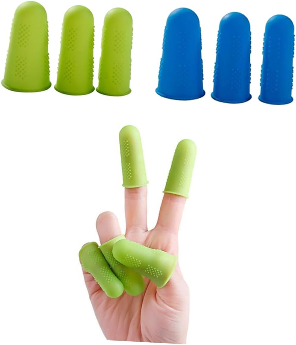 Gatuida 36pcs Silicone Finger Cover Hot Glue Gun Protectors Scratch-Resistant Reusable Finger Shield for Cutting