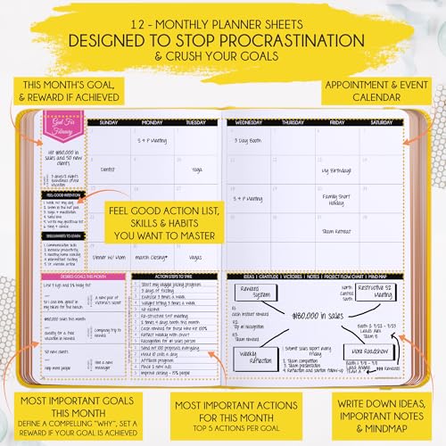 Image of 2027 Planner Weekly and Monthly & Manifestation Journal for Women