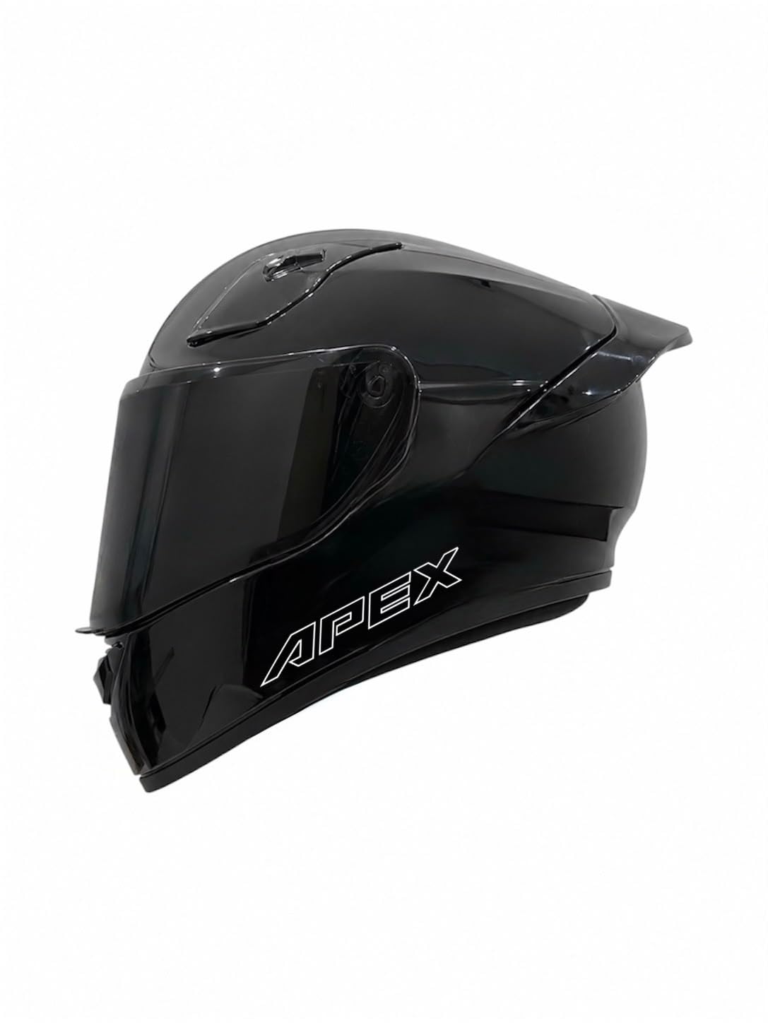 Deletion Apex Solid Full Face Helmet DualSpoiler AeroFlow Performance HighDensity EPS Liner UltraComfort Padding Black-M-picture-12
