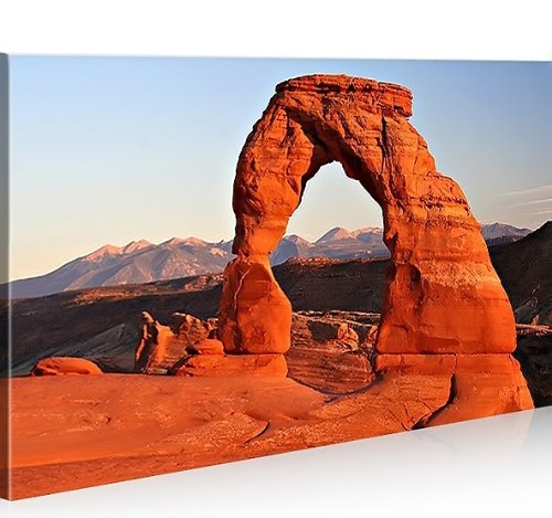 islandburner Cuadro sobre lienzo Delicate Arch Utah 1 K XXL Póster Lienzo Lienzo Lienzo Decoración Salón Marca