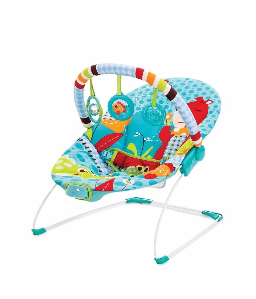 Mastela Toddlers to Newborn Baby Rocker Bouncer Musical Chair, Multicolour