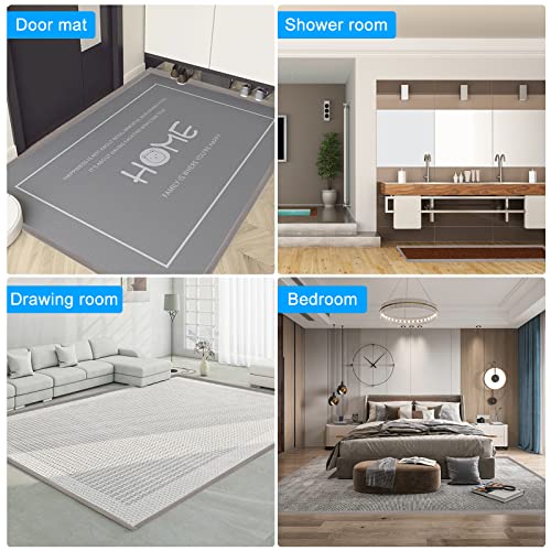 Floor Transition Strip, 6.56 Ft Self Adhesive Floor Cover Strips Carpet To Tile Threshold Transition Strips Vinyl Floor Flat Divider Strip For Joining Floor Gaps (6.56 Ft, Gray, 1) #TOP5