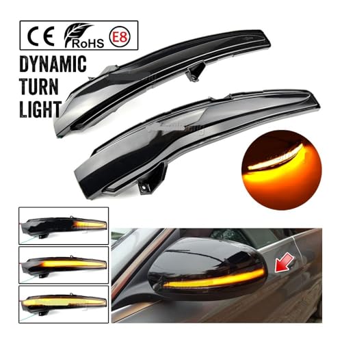 Clignotant dynamique à LED pour rétroviseur Benz W205 W213 W222 GLC AMG - 2
