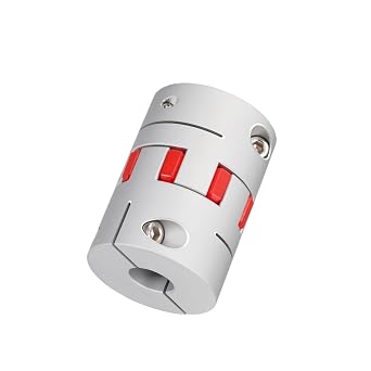 L-Jaw Coupling Coupler Set,L-Couplings D35mm L50mm Aluminium Plum Flexible Shaft Motor Connector CNC12/12.7/14/15/16/17/18/19mm14mm to 16mm