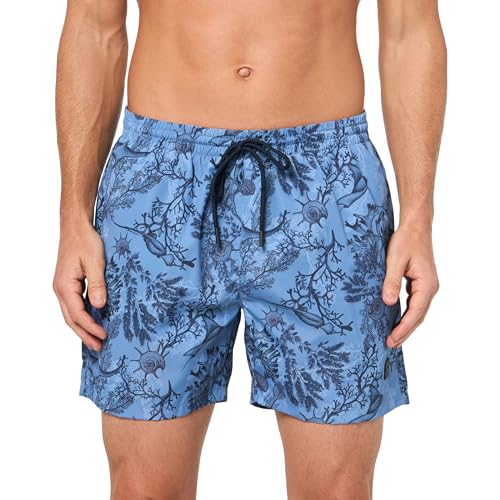 BOSS Men's Standard Tropical Print Swim Trunks