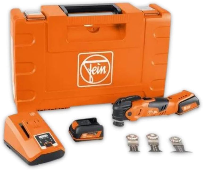 FeinCordless MultiMaster AMM 300 Plus Start for Interior Construction and Renovation - Starlock Plus Mount, QuickIn System, Metal Drive Head - 71293261090