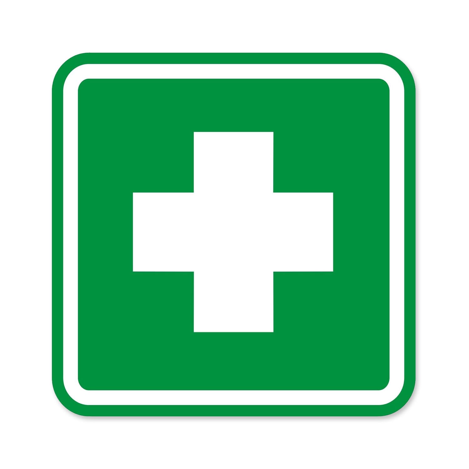 Panneau Boîte De Secours A3 – Signalétique Sécurité Rigide Et Durable (420x297mm, Plastique 1mm) – Conforme Normes ISO 7010
