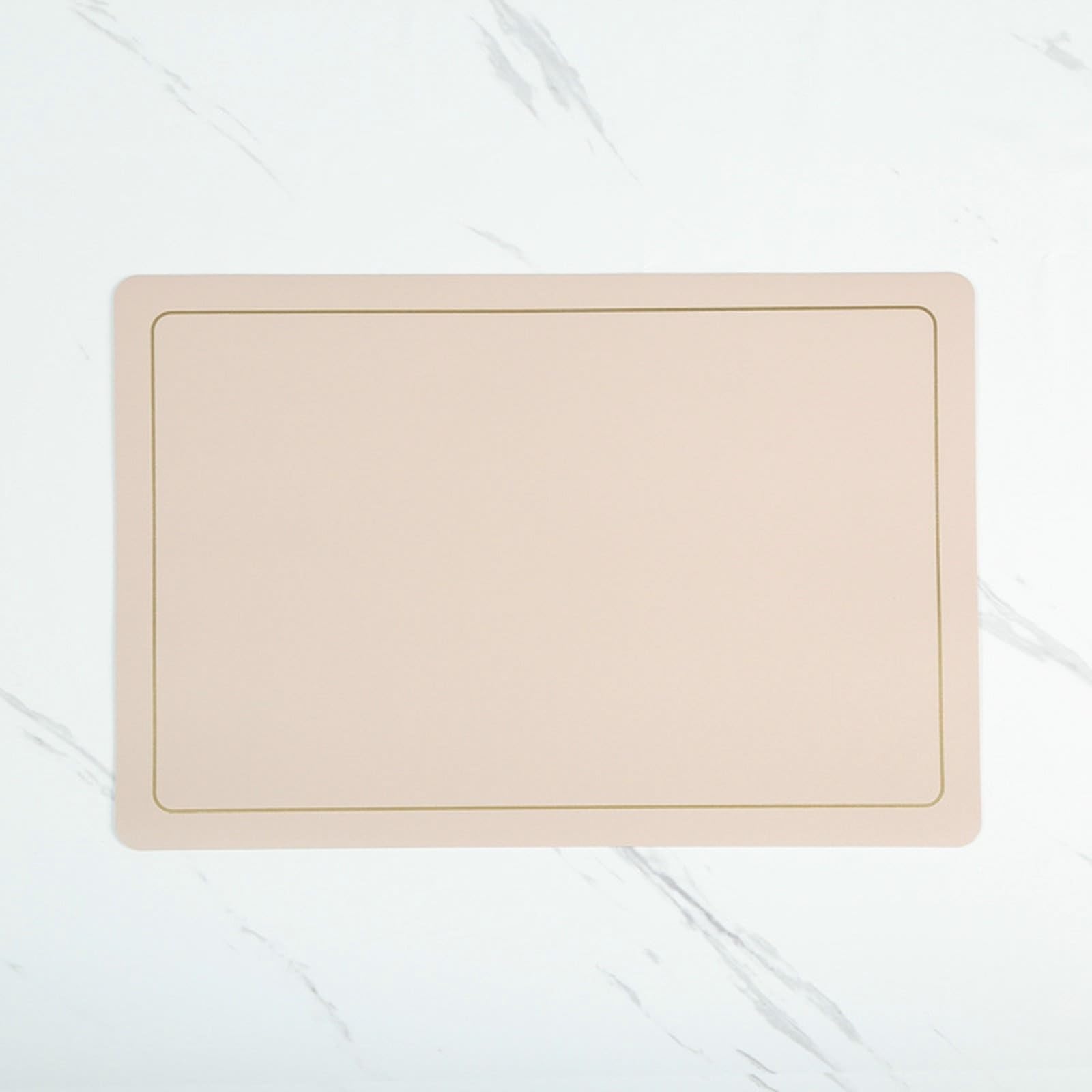 Set de table cuisine rectangulaire uni lot de 2 salle à manger