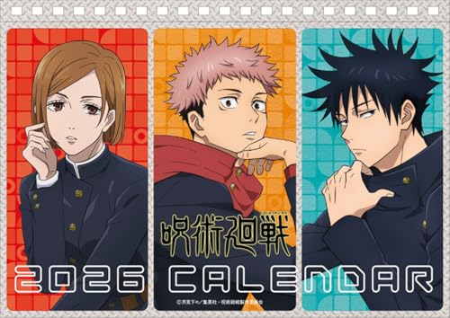 エンスカイ 卓上 TVアニメ「呪術廻戦」 2026年カレンダー 15×21cm CL-20のサムネイル