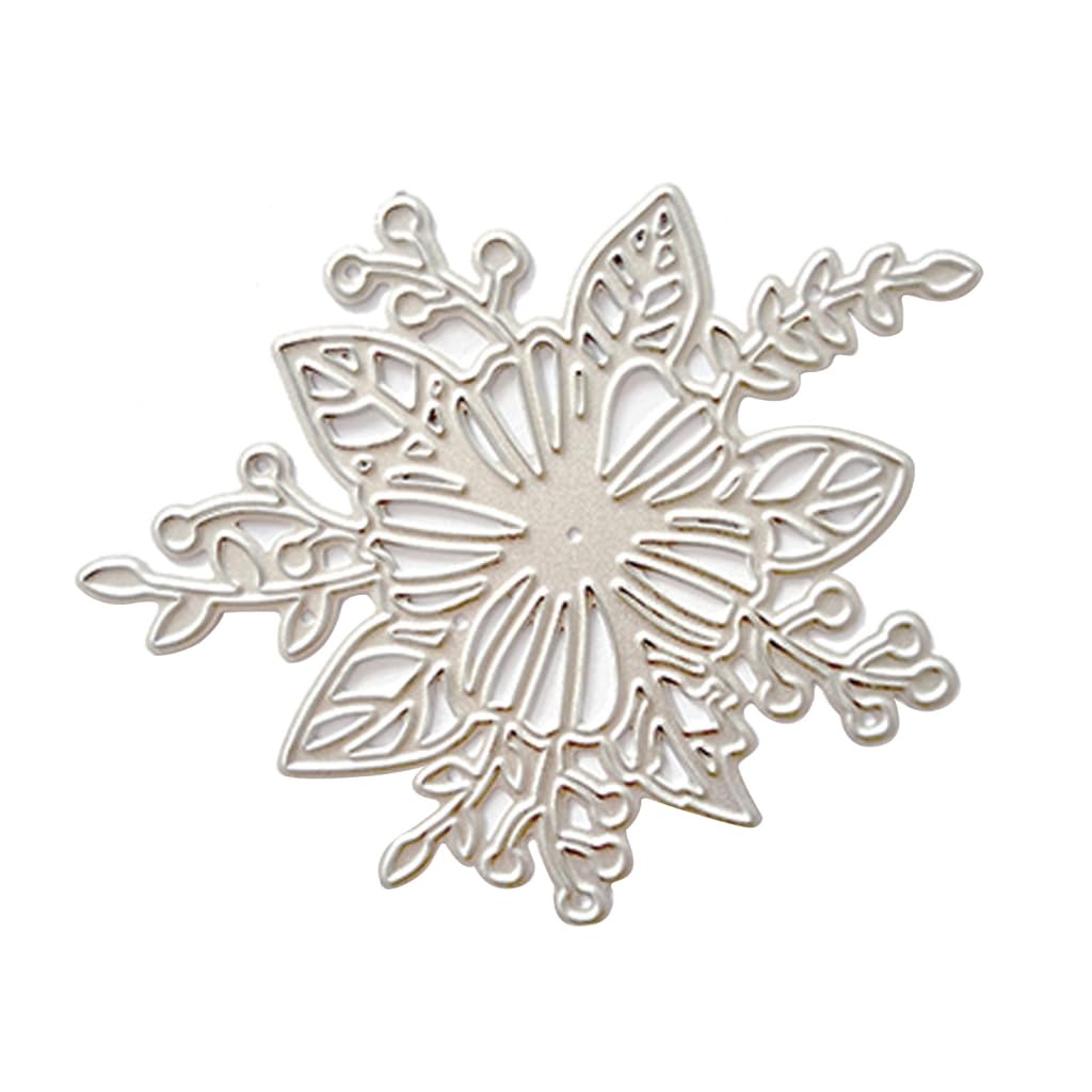 Fustella Metallica Per Scrapbooking Forma Di Fiore 6,3 Cm - Die Cut Per Biglietti E Album Fai Da Te - 5