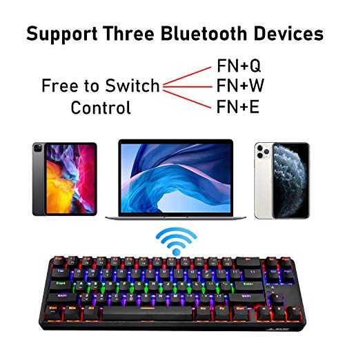UrChoiceLtd Rechargeable Mechanical Gaming Keyboard - Image 5