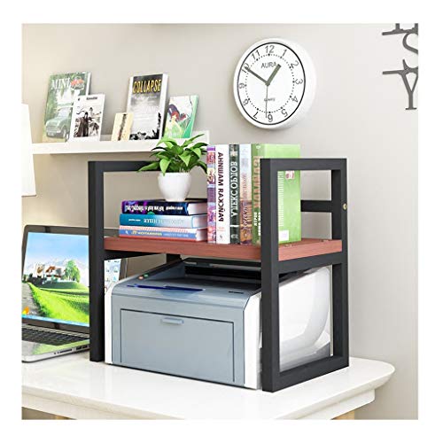 Monitorhalterung Multifunktionsdrucker-Rack Office Desktop Organizer Einfache moderne Desktop-Bücherregal Druckertisch Storage Rack Copy-Rack