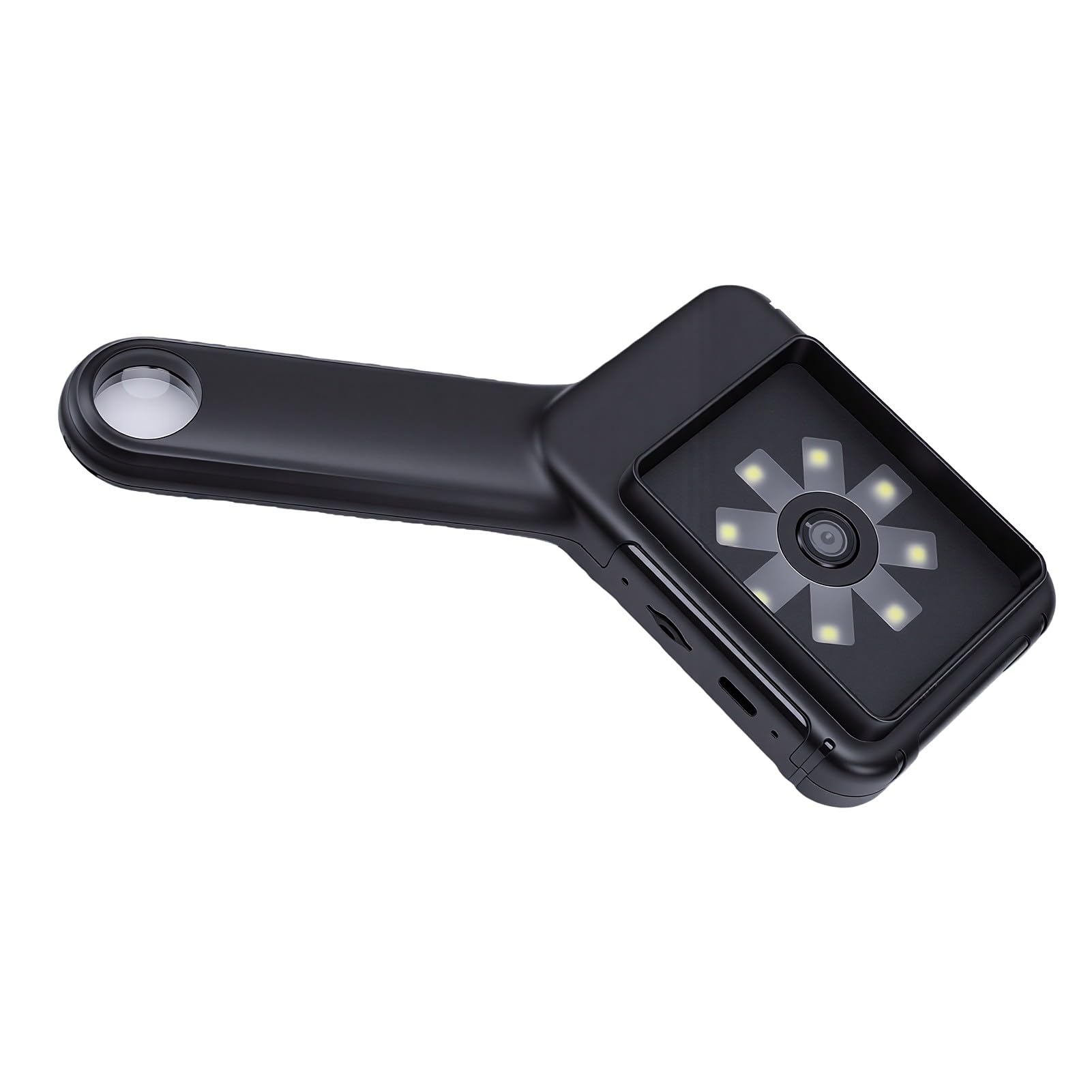 Goshyda Microscopio Digitale Portatile con Schermo da 2,8 Pollici, 8 Luci