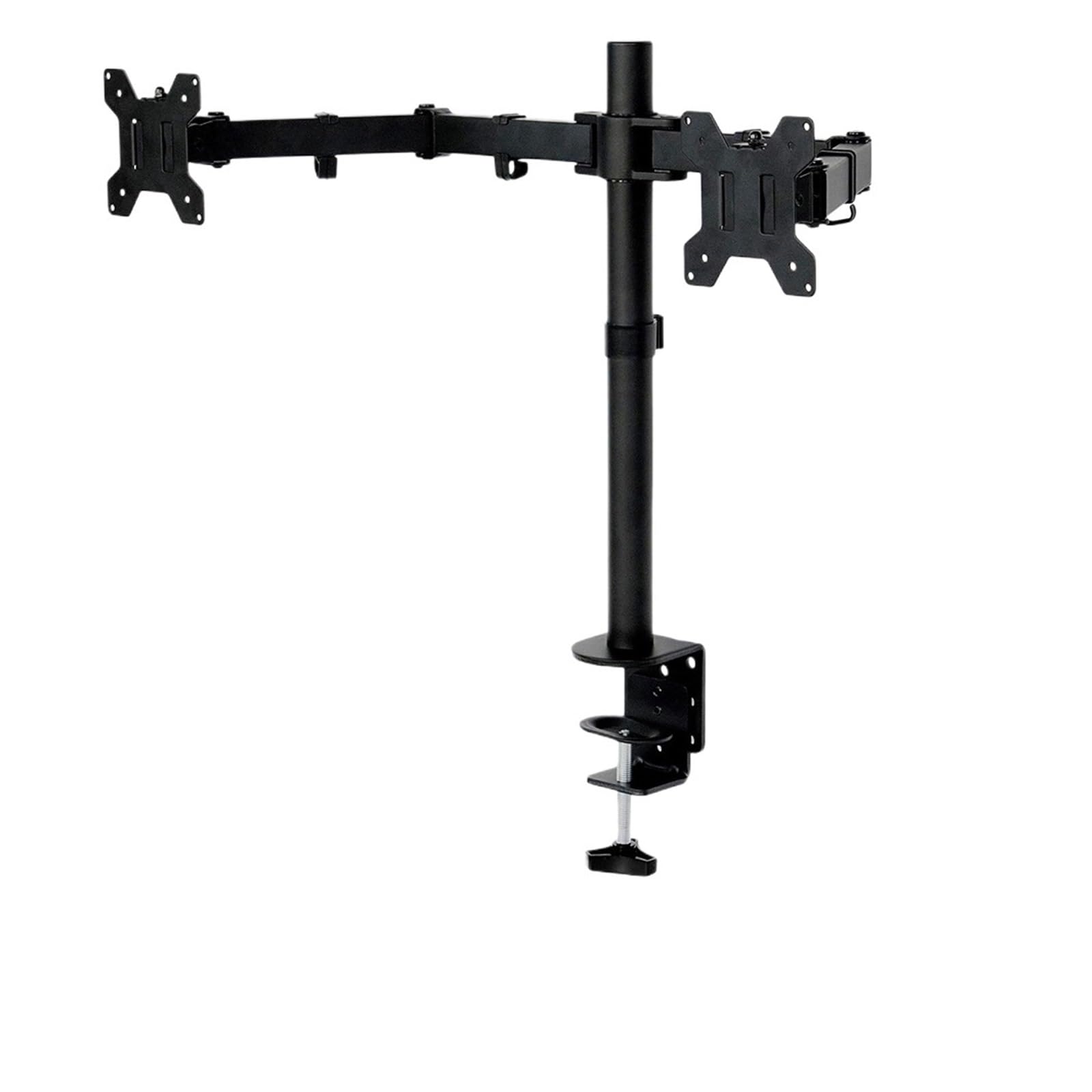 Ikpgbzxm One Color Ms02 Desk Clamp-On Full-Motion 360-Degree Dual Monitor Stand, 10" - 27"