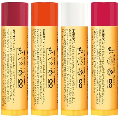 Burt's Bees Just Picked Lip Balm Set, 100% Natural Origin, 4 ct, 0.15 oz - image 8