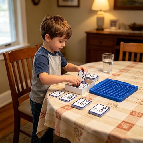 Tarjetas flash matemáticas de multiplicación y división para reforzar el cálculo escolar 2
