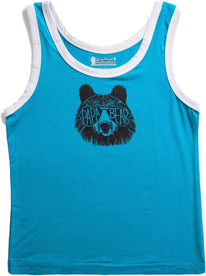 Cotton Cute Print Girl's Tank Top, Regular Fit Multicolour, Breathable & Super Soft Fabric, (Pack of 2) (9-10 Years)2